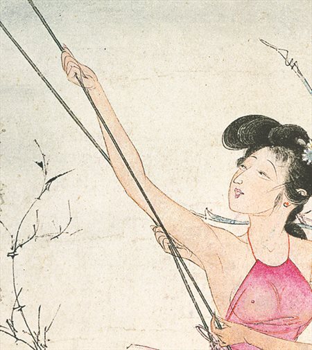 夏邑-胡也佛的仕女画和最知名的金瓶梅秘戏图